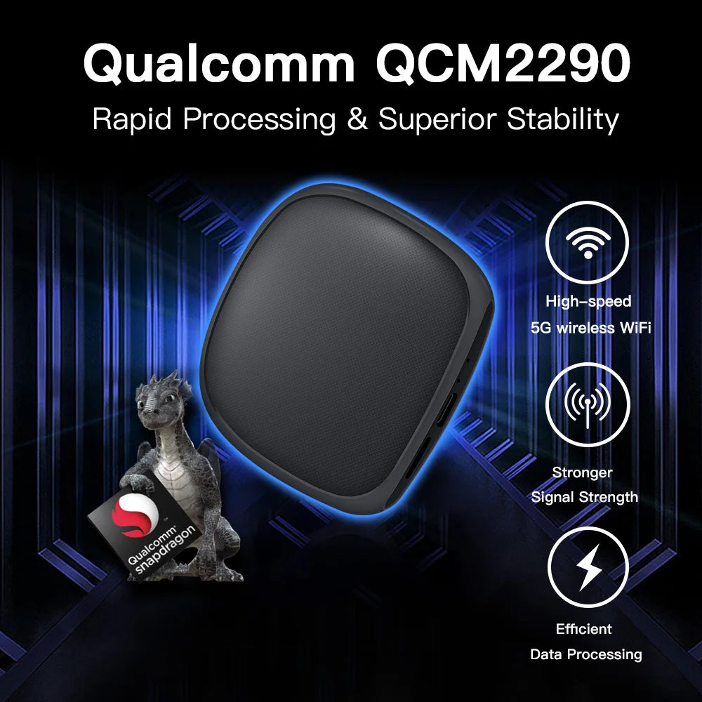 2024 NEW Android Auto Wireless Adapter Smart Ai Box Plug And Play Bluetooth WiFi Auto Connect Netflix YouTube For Toyota Volvo